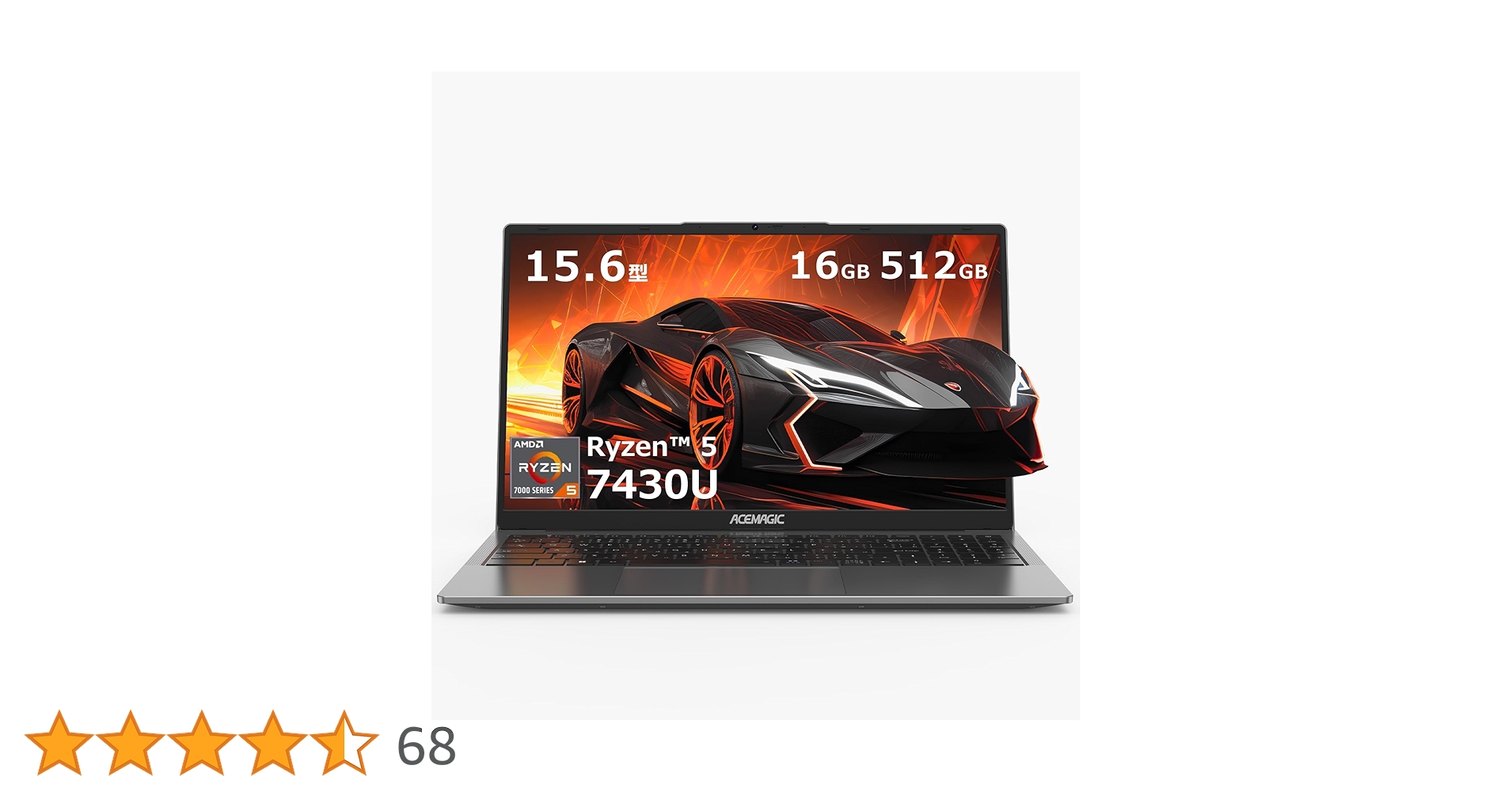 ACEMAGIC ノートPC 16GB/512GB Amazon.co.jp: ACEMAGIC Laptop 16GB DDR4 512GB SSD, Intel